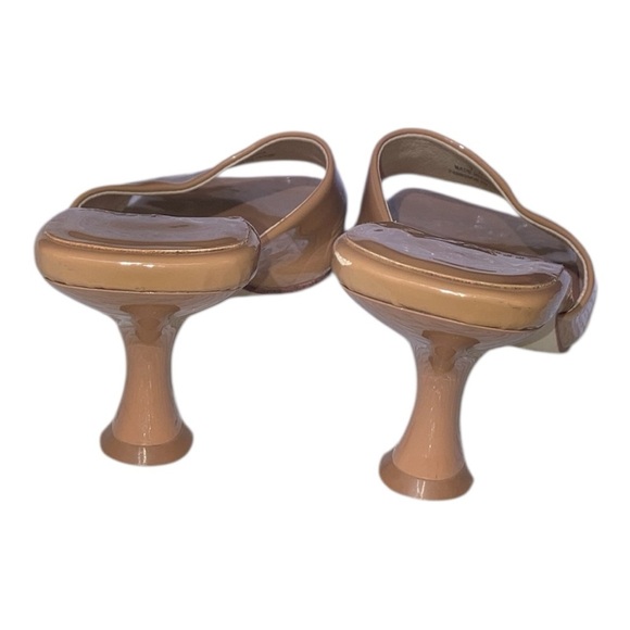 Jeffrey Campbell Mr. Big mules sandals Women's Nude Heels size 7.5 - Picture 4 of 8